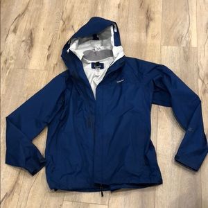 Patagonia Rain Coat Blue Size Large H2No Jacket